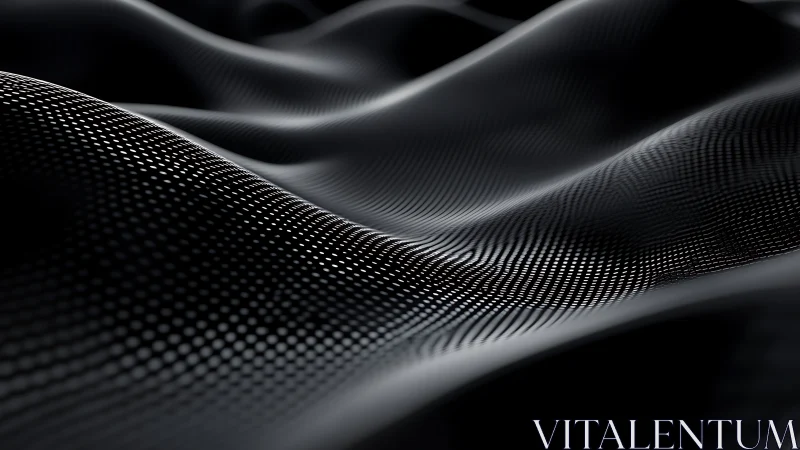 Parametric microgrid waves on metallic monochrome surface.