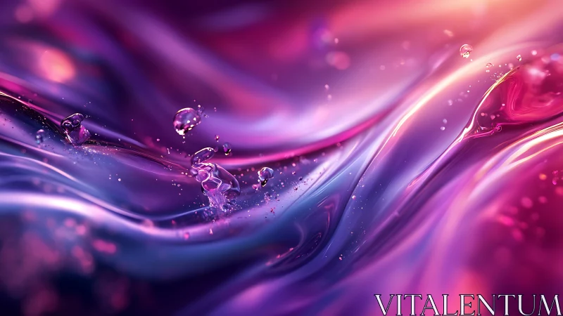 Liquid neon waves swirl through luminous violet gradients.