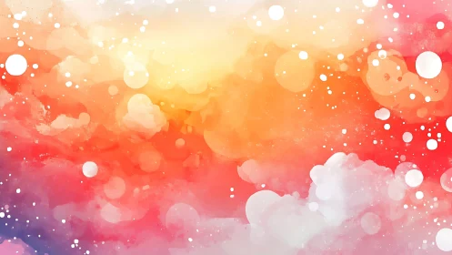 Sunburst daydream clouds drifting through painted starlight.