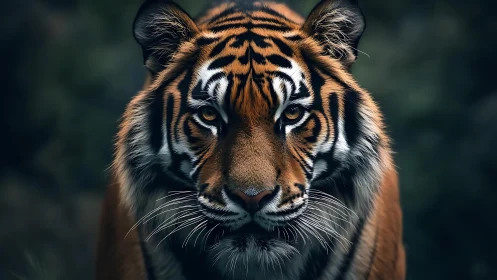 Tiger eyes carve tunnels of firelight through deep jungle hush