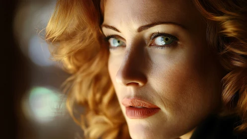 Close portrait renders detailed face with shallow focus