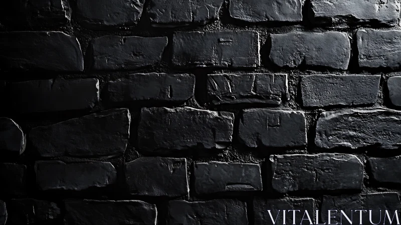 Midnight brickwork glistens with moody industrial shadowplay.