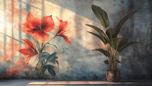 Blooming Dreams in Dusty Light.