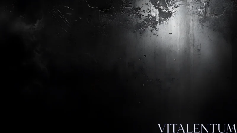 Soft light on textured dark wall inviting quiet reflection.