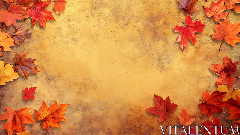 Rustling maple leaves frame a golden autumn daydream.