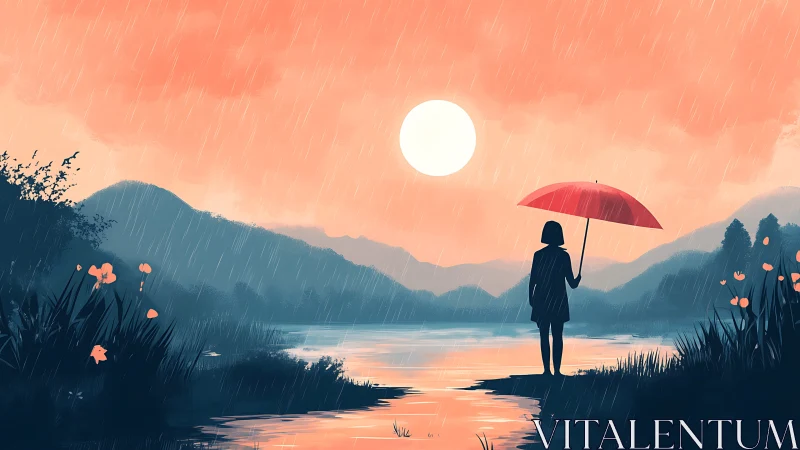 Quiet storm of color around a reflective young hero.