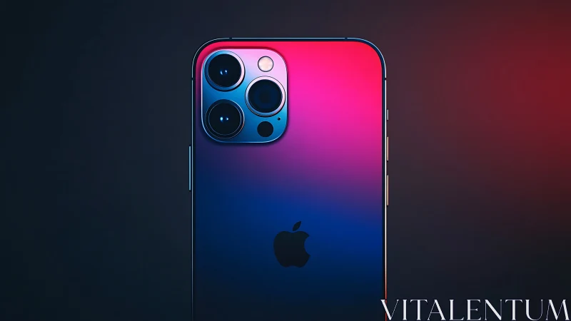Premium iPhone Pro Max Gradient Showcase Product Photography.