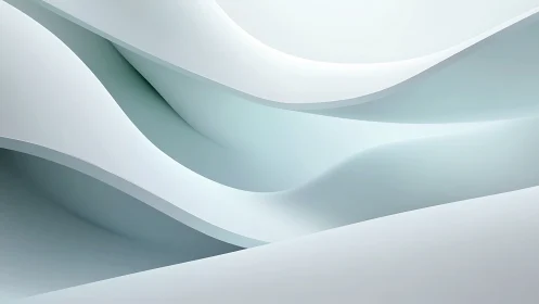 Layered pale curves in minimal abstract digital composition.