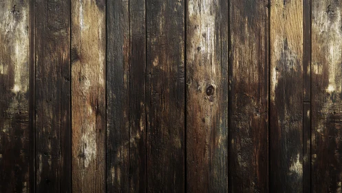 Weathered timber planks display rich grain, knots and patina variation
