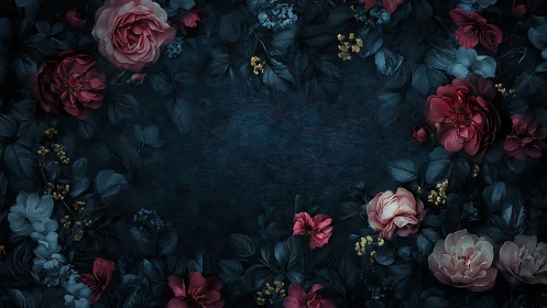 Moody Garden Dreams in Deep Jewel Tones.