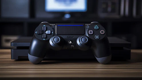 PlayStation 4 DualShock Controller in Professional Studio Setup.