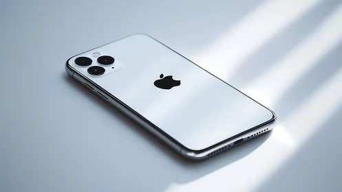 iPhone 11 Pro Silver Smartphone with Triple Camera
