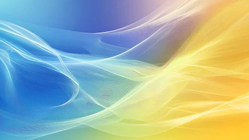 Gradient light waves form fluid abstract spectrum composition