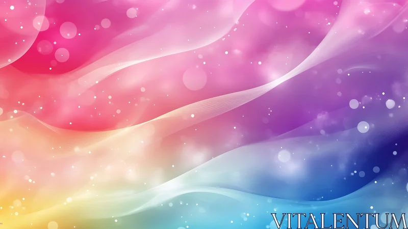 Pastel nebula ribbons drift through a sparkling color tide