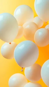 Sunlit Helium Daydreams Floating Across Citrus Skies.