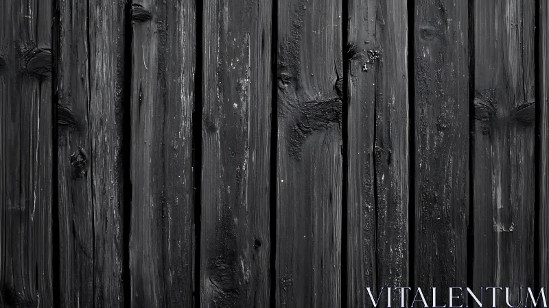 Dark weathered wooden planks with rough textured grain.