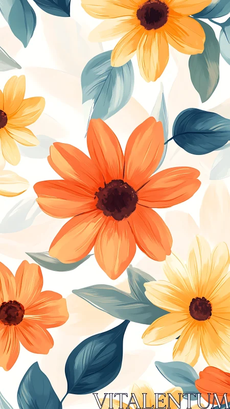 Vibrant Garden Blooms Celebrate Nature's Colorful Beauty