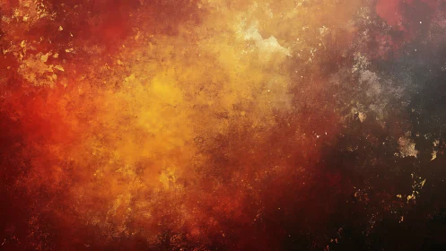 Granulated Gradient Composition with Warm Spectral Distribution.