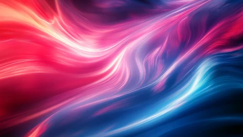 Chromatic plasma waveforms in flowing red blue light field