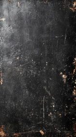 Weathered black painted surface shows heavy wear and scratches