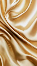Golden satin folds with luminous highlights and depth.