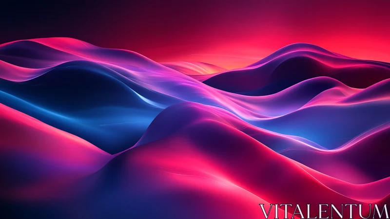 Neon velvet dunes ripple across a glowing synthwave horizon.