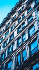 Sunlit city facade glows against a quietly electric sky.