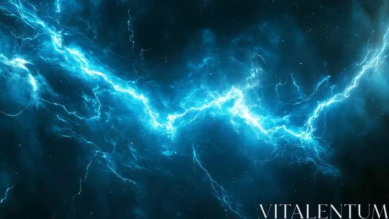 High-energy plasma arc traverses deep space with turbulent ionization