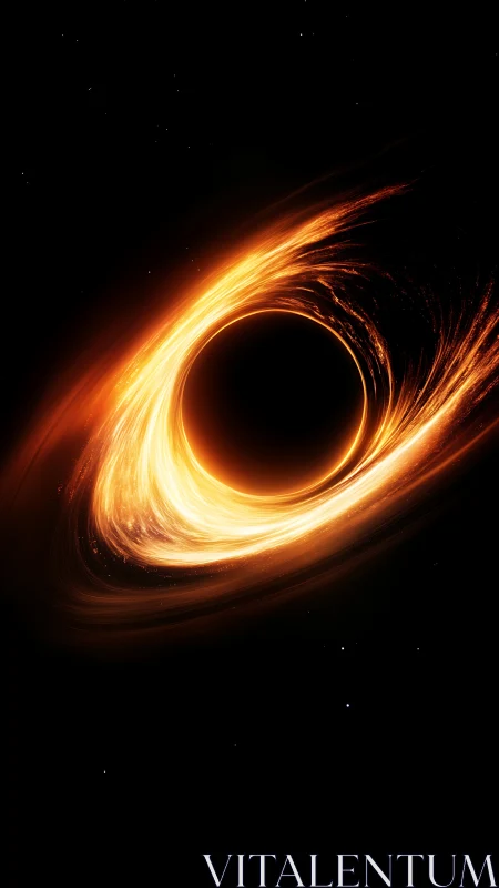 Luminous black hole accretion disk curves through deep space