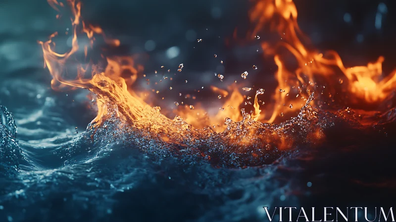 Fire and Water Confluence: Thermodynamic Collision of Opposing Elements.