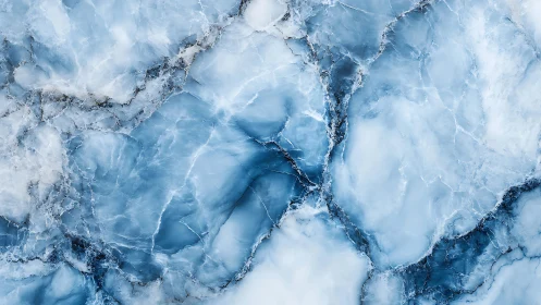 Elegant blue marble texture with natural stone patterns.