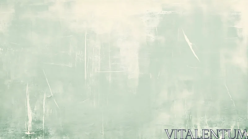 Textured pale green painted wall surface shows subtle wear