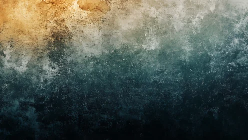 Twilight Rust and Drowned Teal in Weathered Gradient Dream.