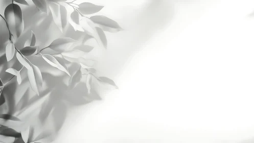 Soft silver leaves drifting through a luminous whisper.