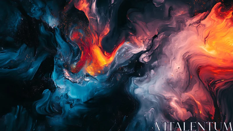 Thermodynamic dance of nebular fluids in high-saturation chroma.