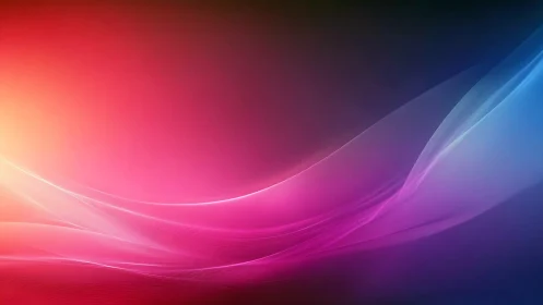 Chromatic gradient waves with luminous spectral flow fields.