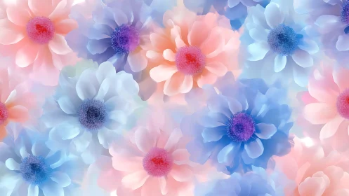 Gossamer Petals Dance Through Prismatic Dreamscapes