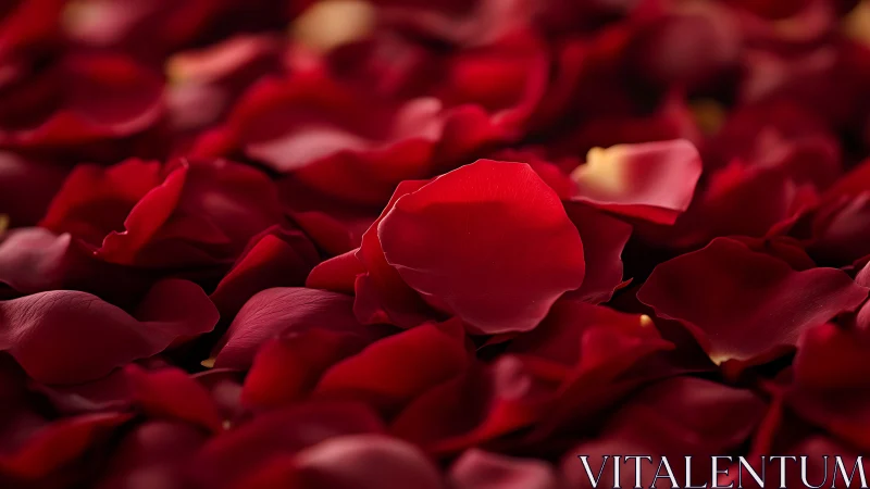 Crimson Petals in Velvet Cascade.