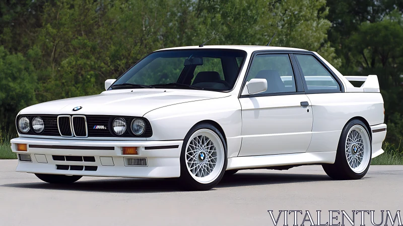 Iconic white BMW M3 coupe quietly sharpens its asphalt claws