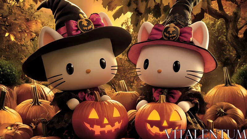 Hello Kitty and Friend Celebrate Halloween Magic Together.
