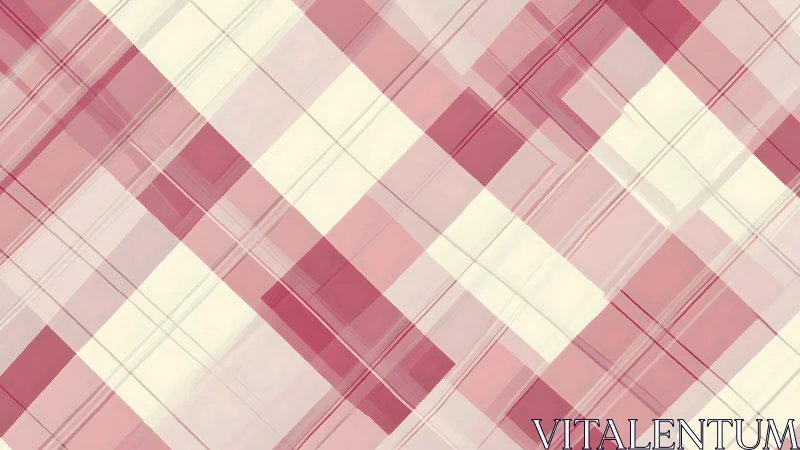 Diagonal pink plaid pattern with layered translucent lines.