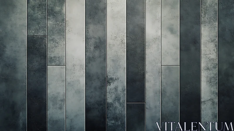 Cool textured wall panels create a calm, modern rhythm