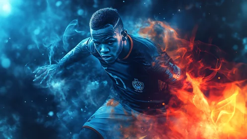 Firestorm winger carves through a blizzard of electric blue