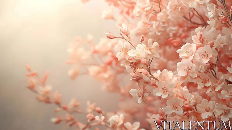 Soft Pink Blossoms with Depth of Field.