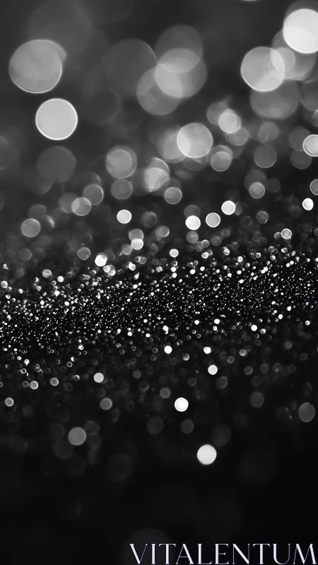 Starlit bokeh dust drifts across a velvet midnight horizon.