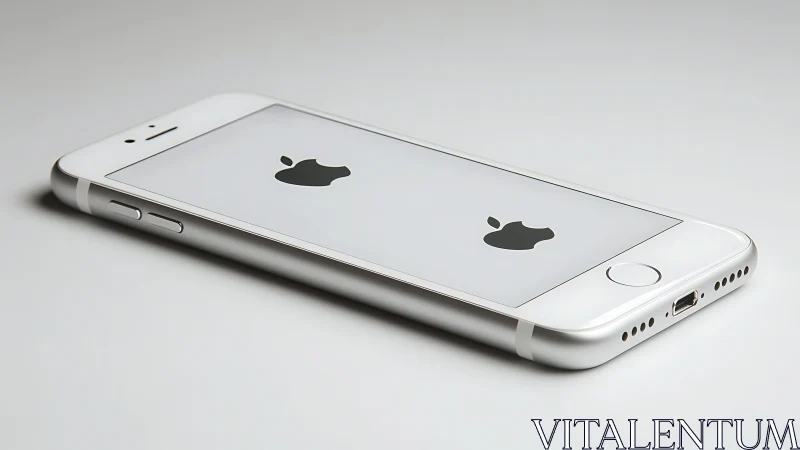 Apple iPhone rendered device shown at angled perspective view.