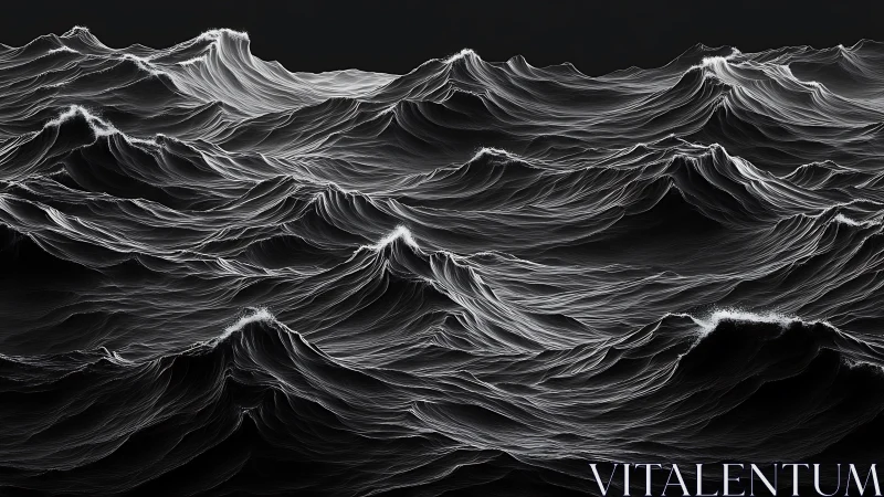 Monochrome spectral wavefield with high‑frequency edge tracing.