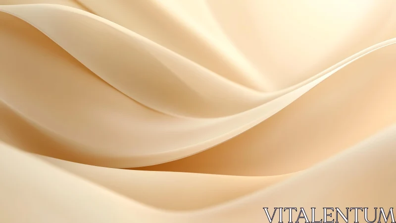 Soft beige silk fabric abstract background, smooth modern style.