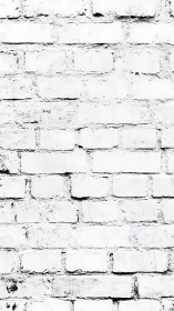 Whispering white brick wall with bold monochrome grit. Period.
