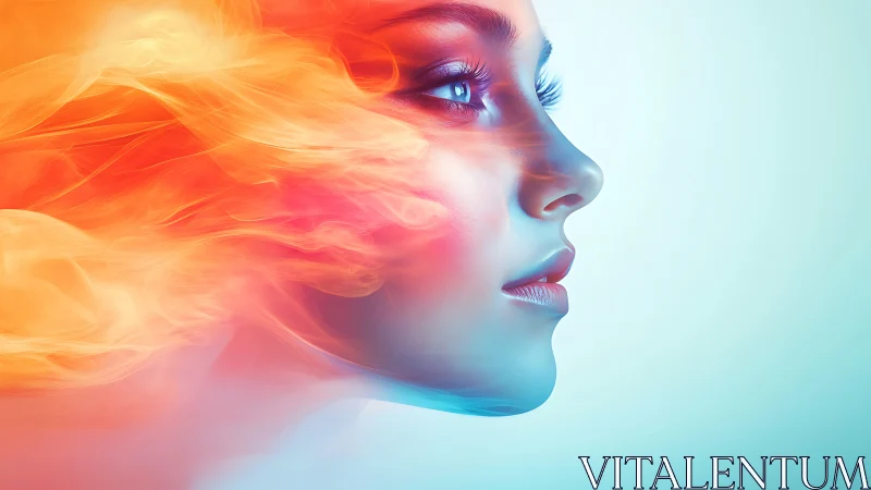 Radiant Spirit: A Luminous Portrait of Inner Glow.